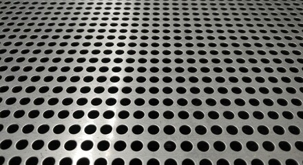 Perforated metal sheet, Photo