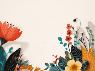 Floral Typography Design – Elegant Lettering for Social Media, Events, and Promotions