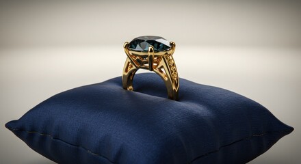 Luxury Diamond Ring Illustration