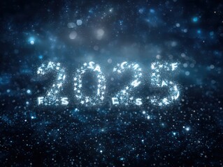 Number 2025 &ndash; Graduation, New Year, and Modern Celebration Concept, Class of 2025, 2025 class celebration