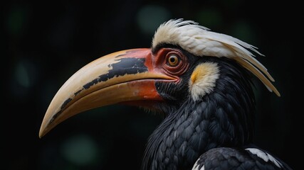 Fototapeta premium close up of a vulture, Generative Ai
