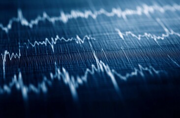 Medical diagnostic chart.  Detailed waveforms