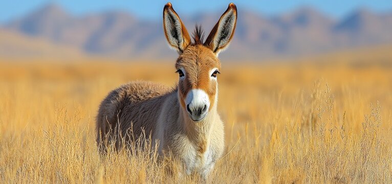 Majestic Kiang in the Wild: A Breathtaking Portrait of a Tibetan Wild Ass