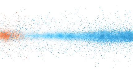 Abstract Colorful Particle Stream Illustration Background