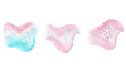 Abstract Colorful Shapes Isolated Illustration Background