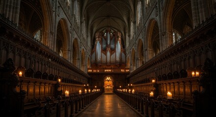 Obraz premium Grand Cathedral Interior Photos