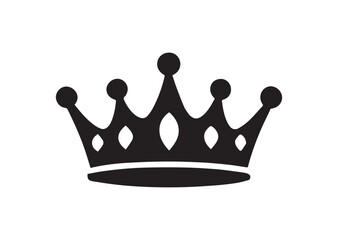 Queen crown Icon, Queen crown silhouette vector