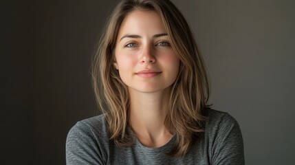 Fototapeta premium woman best portrait shot from professional photographer