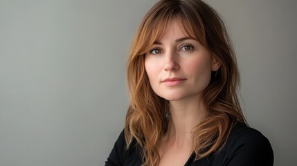 Naklejka premium woman best portrait shot from professional photographer