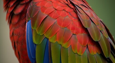 Obraz premium Parrot Feathers, Photo