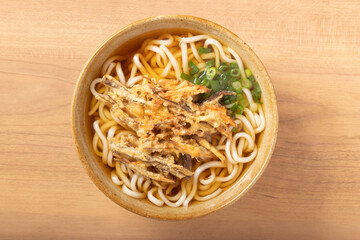 ごぼう　かき揚げうどん
