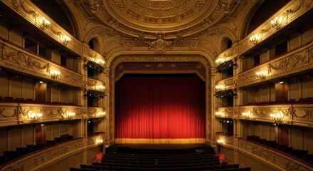 Fototapeta premium Theatre Interior, Photo