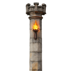 A white sculpture with orange and yellow lines is shown in a white background
