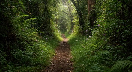 Obraz premium Forest Path Photo