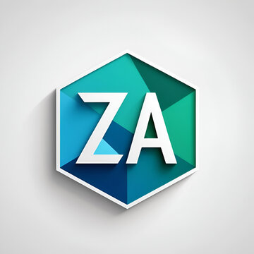 Letters SAT and ZAT Hexagon Logo, for SAT, STA, ATS, AST, TAS, TSA, ZAT, ZTA, ATZ, AZT, TAZ, TZA initials