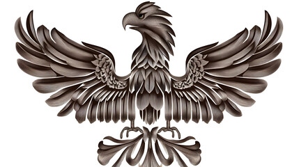 Obraz premium Detailed Illustration Of A Spread Eagle - Graphic Design For Logos Or Symbols, Decorative,Vintage Illustration, Vector Art
