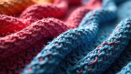 Intricate woven fabric, tightly knit, even color, close-up, pattern, fabric texture