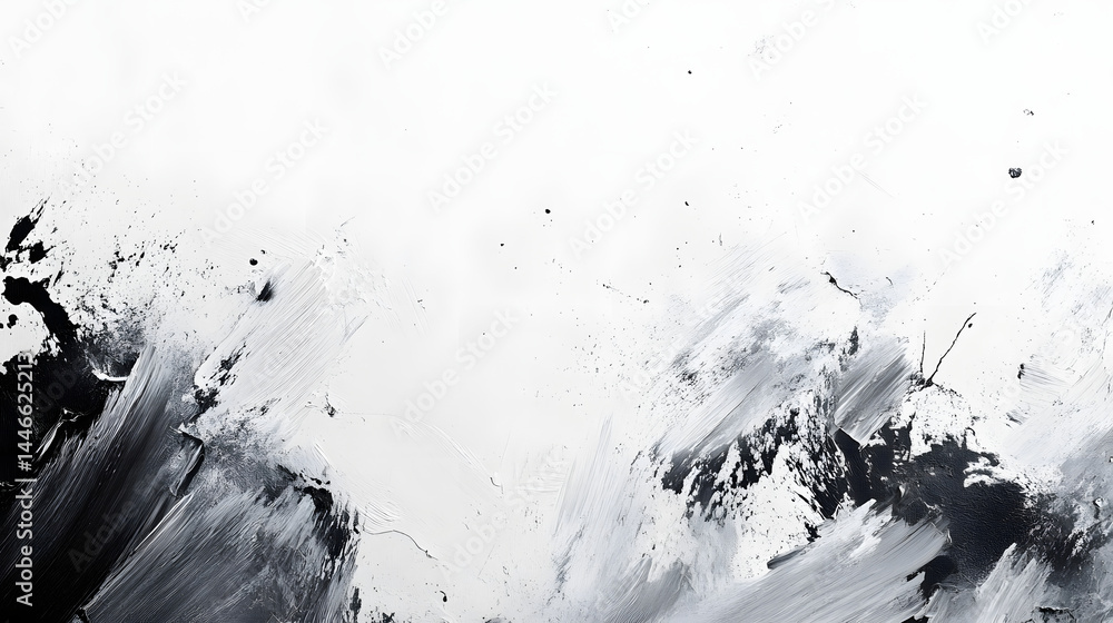 Poster dynamic abstract painting action studio art content creative environment close-up viewpoint