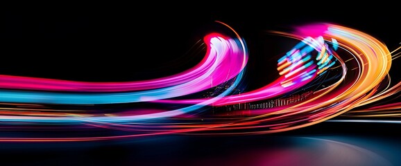 Vibrant Light Trails