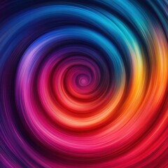 Obraz premium Vibrant Multicolor Swirl Gradient Background