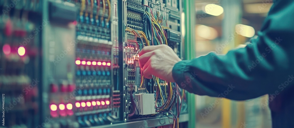 Poster inspection and maintenance of complex electrical system in a factory setting