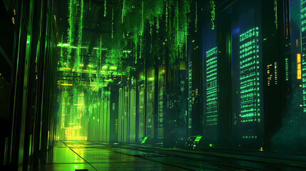 futuristic data center