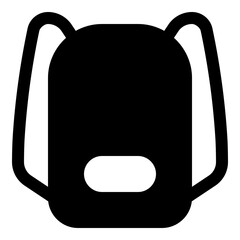 Backpack icon for travel and education
