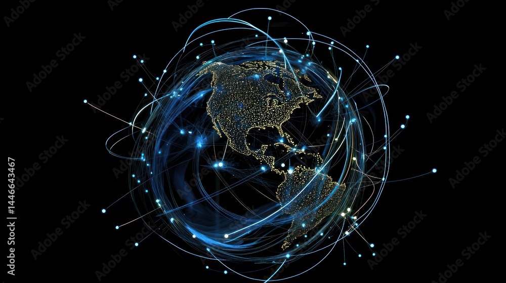 Poster global network: a visualization of interconnectedness