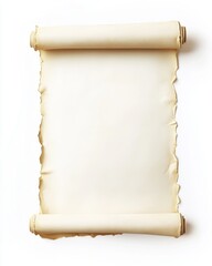 Aged parchment scroll