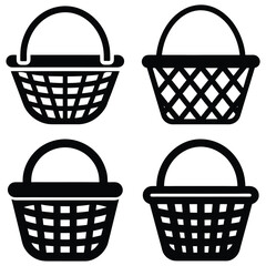 shopping cart icon set