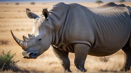 Fototapeta premium Rhino, Wildlife Photography,