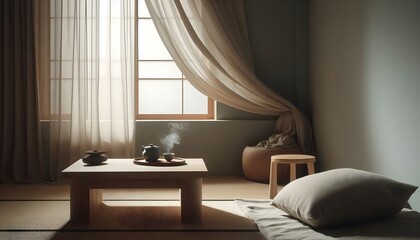 Fototapeta premium Whispers of Stillness: Serenity in Motion