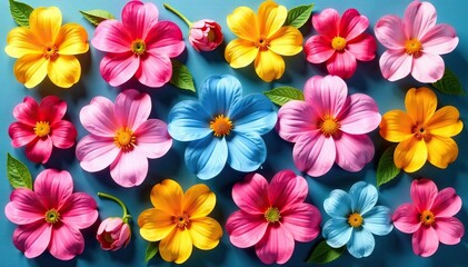 Delicate flower shapes arranged in a square grid , illustration, flower, wallpaper