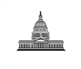 US Capitol Building Silhouette (1)