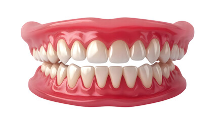 Obraz premium 3D Realistic Illustration Of Human Teeth And Gums