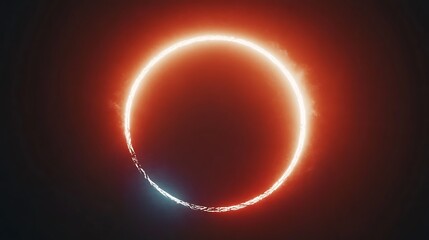 Obraz premium Cosmic Ring of Light in Space