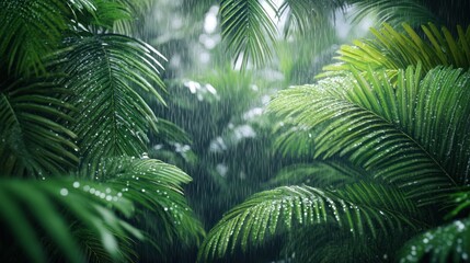 Tropical Rainforest Rainstorm