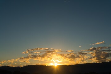 朝焼けの風景
