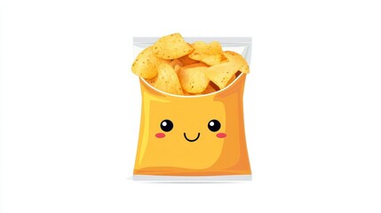 Cute Snack Bag with Chips