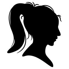 Woman Head Silhouette