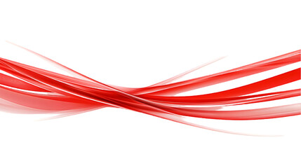 Abstract Red Lines Transparent Background Illustration