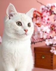 Obraz premium かわいい子猫の記念写真