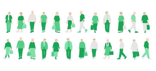 オシャレなシニアセットgreen
