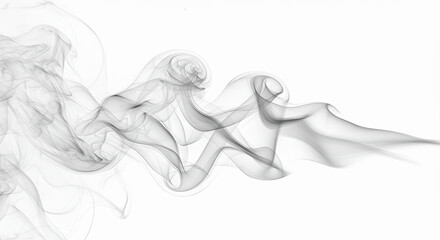 Soft White Mist Cloud on Clean Background – Minimal Airy Fog Texture for Design
