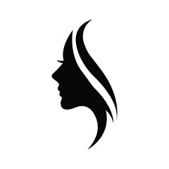 woman logo icon vector