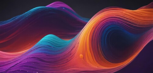Vibrant color wave texture, dynamic curves & flowing lines,  vibrant,  curve,  design