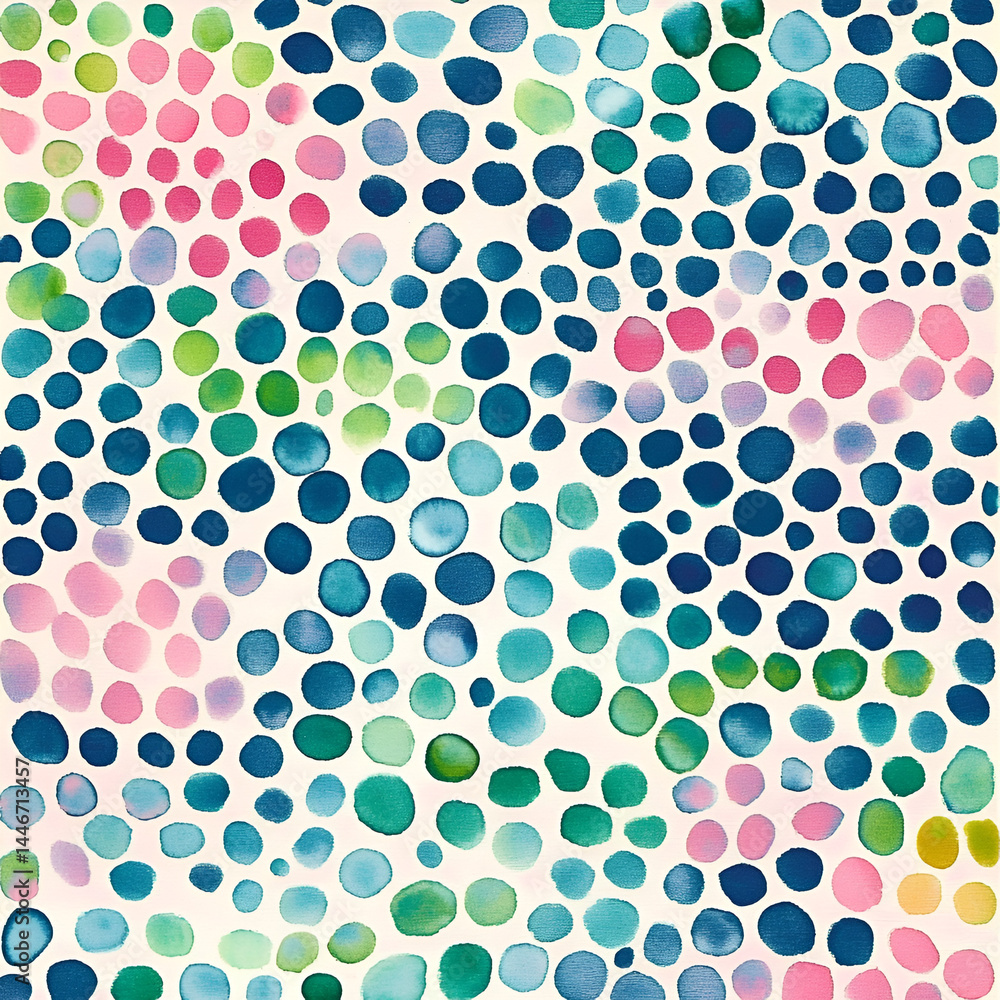 Aufkleber colorful abstract patterns studio digital artwork creative environment overhead view artistic expres