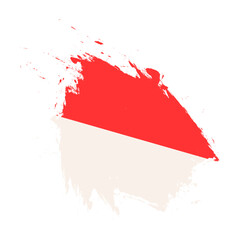 Indonesian Brush Flag