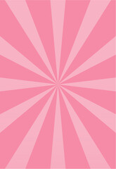 Pink Sunburst Background With Radiating Lines in Bright Tones