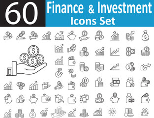 Finance & Investment Icons Set
